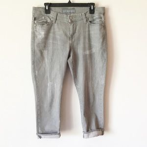 rock & republic jeans cropped denim gray hamburg